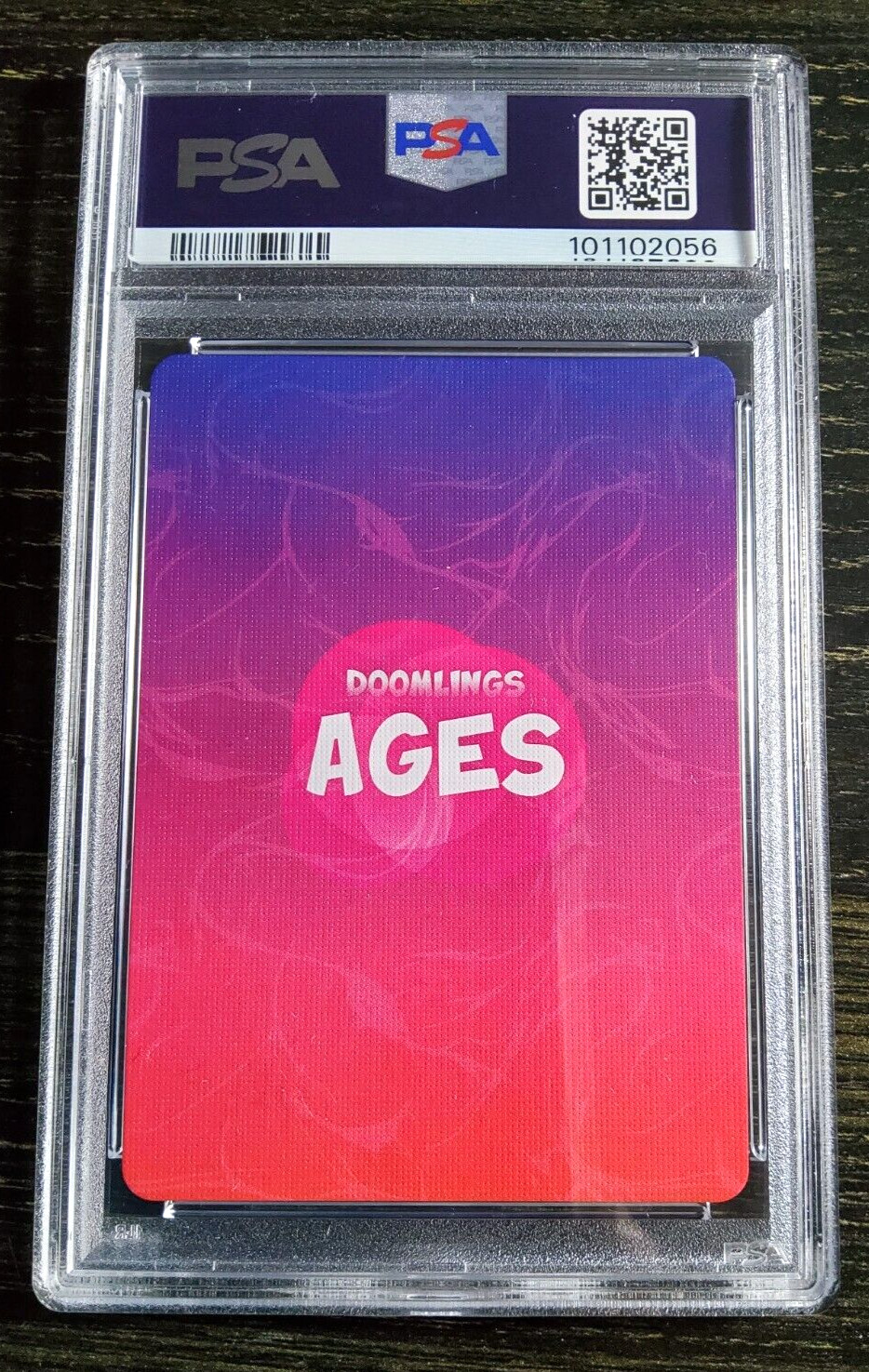2024 Doomlings Imaginary Ends UNUSUAL FRIENDS Red/Orange Alt Art Holofoil PSA 10