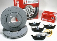 Zimmermann Sport Bremsscheiben 280 Mm Gelocht BeläGe Vorne FüR Seat Toledo II