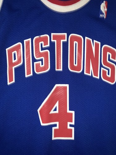 Joe Dumars Pistons Jersey Size 56 3XL Blue #4 Authentic Mitchell And Ness - 第 4/17 張圖片