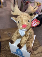 Ty Beanie Babies - Roxie red nosed Reindeer , Dec 1, 2000 Ex w/ Tag