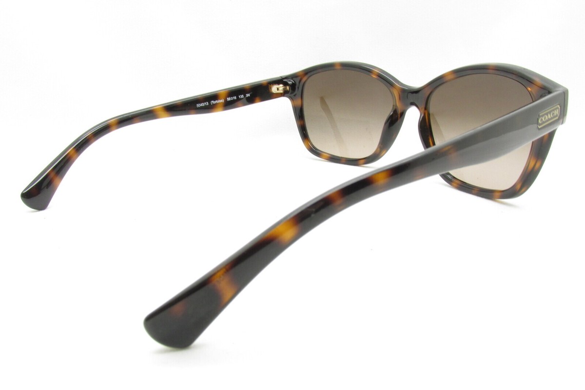 Coach Sunglasses Women FRAMES ONLY HC8069 Topenga 56-16-135 Navy Tortoise 395 Coach Blue Plastic Frame Sunglasses for Women for sale | eBay main image 4