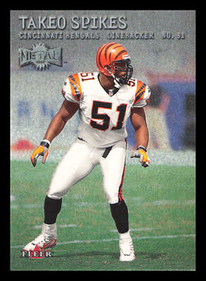 Takeo Spikes #53 2000 Metal Cincinnati Bengals | eBay