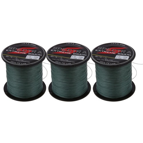 Fil De Pêche Tressé Nylon 30Lb 300M - Vert Foncé Pour Leurres Et Traîne