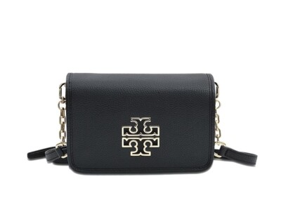 【新品未使用Tory Burch BRITTEN COMBO CROSSBODY BLACK FRIDAY SALE New Tory Burch Britten Combo Black Leather Cross