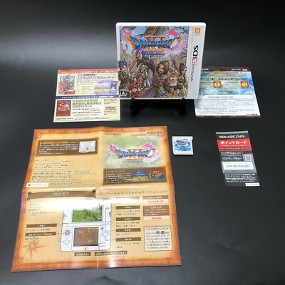 3DSソフト ドラゴンクエストⅦ＆Ⅷ ネネすけ Dragon Quest VII Fragments of the Forgotten Pas 3DS NTSC