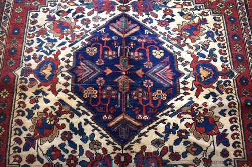Collectors Antique Caucasian Area Rug 5x8 ft Red Geometric Persian Tribal Carpet - Picture 9 of 22