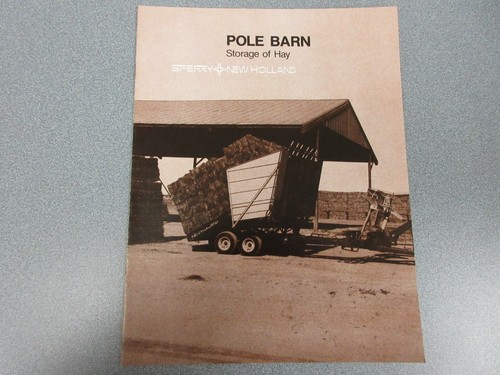 New Holland Pole Barn Verkaufsprospekt 8 Seiten 