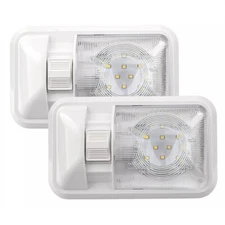 2 Pack 12V Led RV Ceiling Dome Light RV Interior Lighting for Trailer Camper