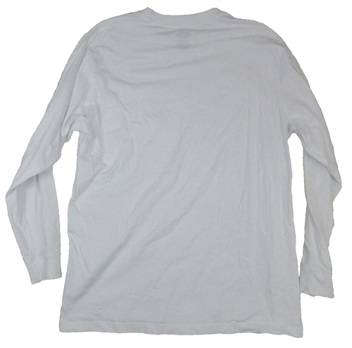 Dickies Pocket T-Shirt Mens XLT White Long Sleeve Crew Neck Tee Shirt Workwear - Picture 2 of 8