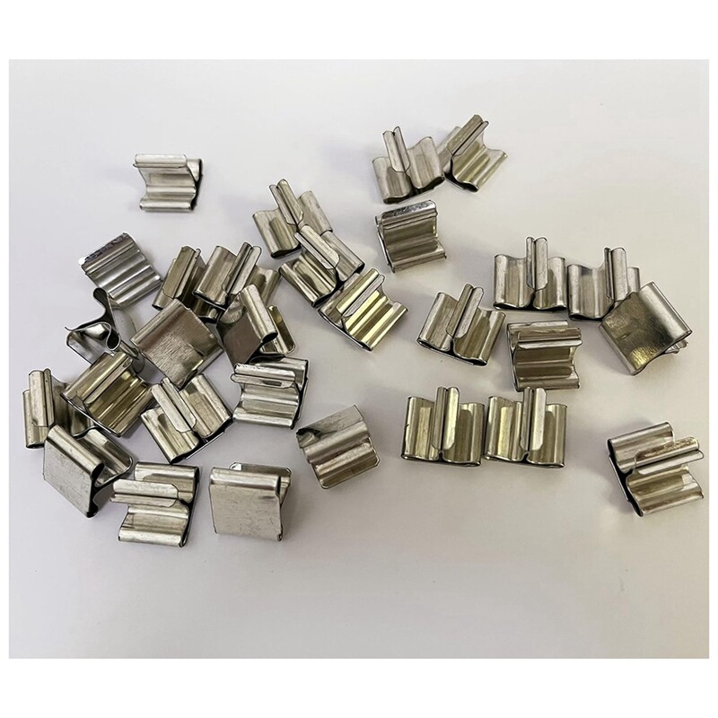 100 PCS Metal Wick Sustainer,Wick Holder for Wood Wick Candle A9Z26805