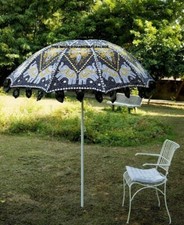 Indian Garden Umbrella Outdoor Patios Rajasthani Parasol Large Sun
