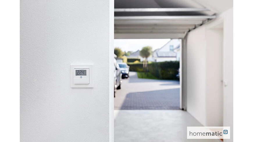 Homematic IP Smart Home Temperatur- und Luftfeuchtigkeitssensor mit Display – in - Bild 2 von 4