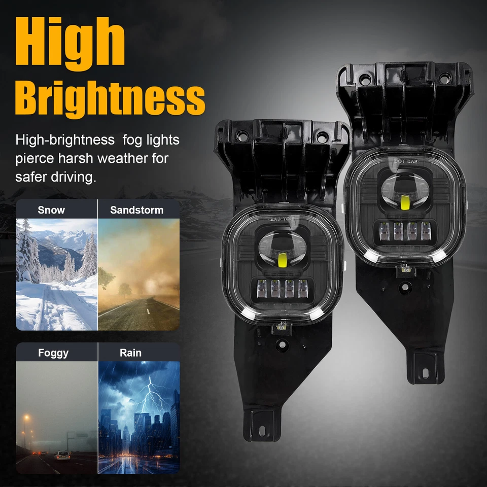 Par de luces antiniebla LED para Ford F-250 F-350 F-450 F-550 Super Duty 2005-2007 Foto 3 de 4