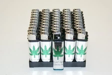 Marijuana Leaf Hemp Cigarette Lighters Lot of 50