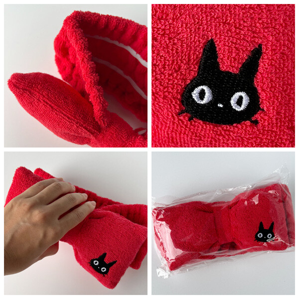 Ghibli Kiki's Delivery Service Kiki red Ribbon Turban Jiji