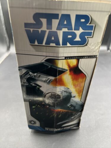 Star Wars Darth Vader TIE Fighter Vehicle Hasbro 2003 Lucas Film Toy NEW DMG BOX - Picture 2 of 5