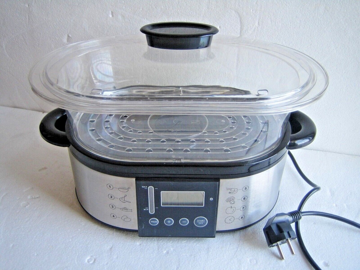 Vaporiera Elettrica Alpina 800W - 3 Livelli, 9L, Senza BPA, Timer Fino 60 Min, Lavabile In Lavastoviglie - Foto 5