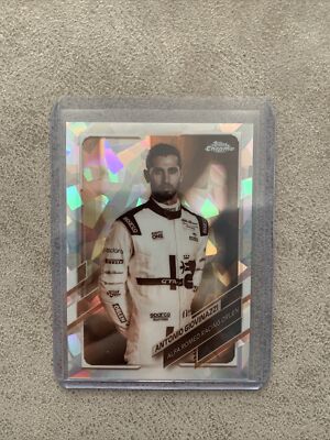 Antonio Giovinazzi Topps Chrome Formula 1 2021 Sapphire Negative /100 #16
