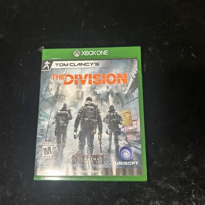TOM CLANCY'S THE DIVISION MICROSOFT XBOX ONE COMPLETE VIDEO GAME TESTED