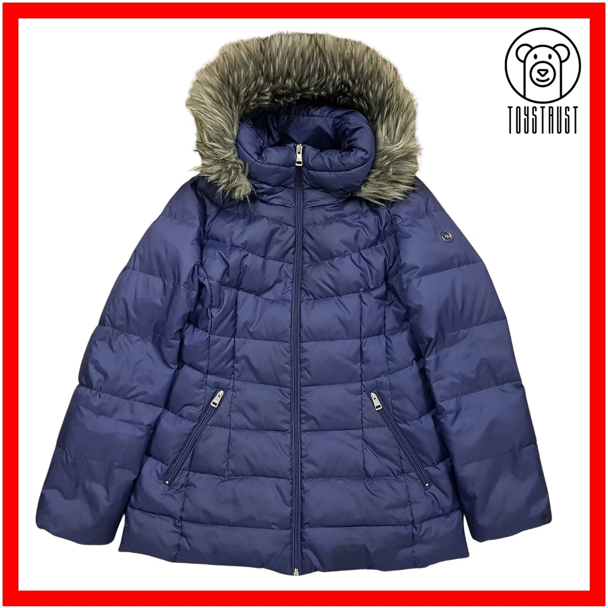 Navy blue top down jacket women's