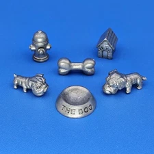 Monopoly The Dog Artlist Collection Replacement Pieces – Movers Tokens