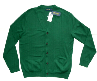 POLO GOLF RALPH LAUREN IVY GOLF CLUB MERINO WOOL CARDIGAN SWEATER