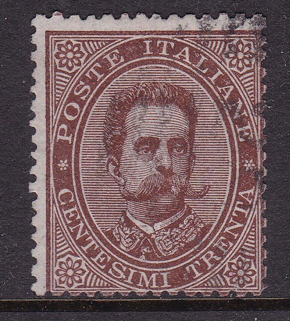 ITALY ^^^SCARCE   sc#49 used  KEY  30c CLASSIC   $2650.00@ x rum1914ital15