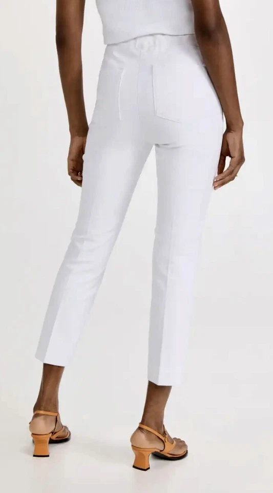 Pantalones SPANX On The Go ajustados rectos blancos modeladores al tobillo para mujer Petite XS S M L XL Foto 3 de 4