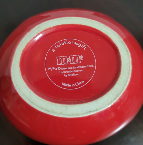 Taza M&M-Rojo-Mango Corazón-Teleflora-Café-Té-Plantadora-Jarrón - Imagen 4 de 6
