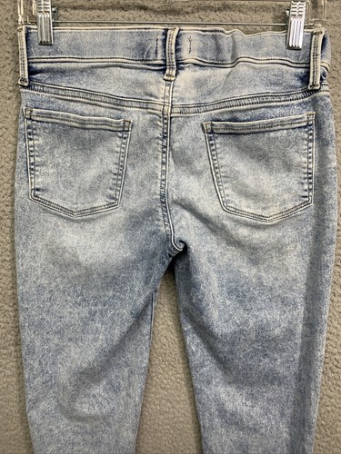 So Jr Girls Jeggings Sz 16 Faux Front Pockets & Closure 2 Back Pockets Adj Waist - Picture 5 of 10