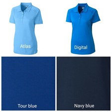 Ex Cutter & Buck Ladies / Women's Drytech Northgate Golfing Polo Top