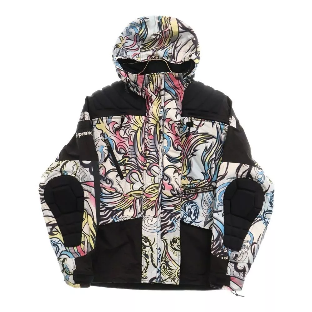 Veste Supreme × The North Face Steep Tech Apogee multicolore dragon XL taille rare