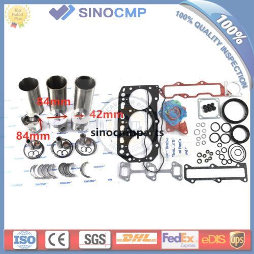3TNV84(T) Engine Overhaul Rebuild Kit For Yanmar John Deere 3245C 3520