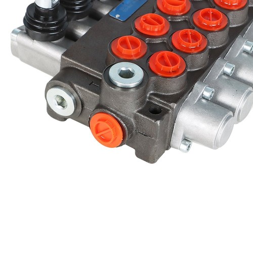 5 Spool 13 GPM 3600 PSI SAE Ports Hydraulic Control Valve Double Acting New - Picture 6 of 7