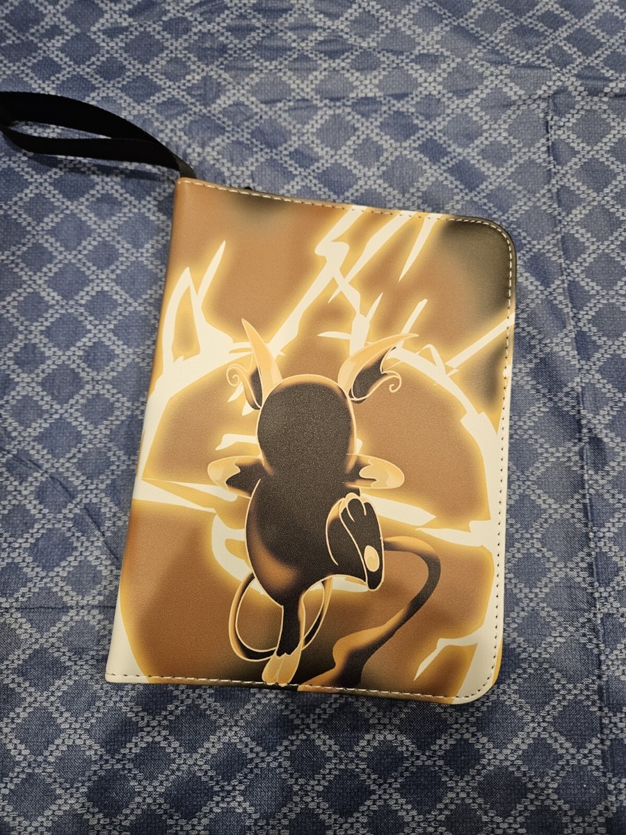 Binder For Pokemon Holds 200-400 :cards Brand New Zippered Enclosure