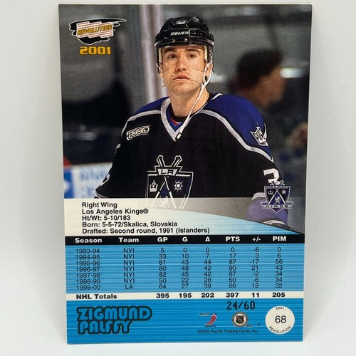 2000-01 Pacific Revolution Premiere Date Zigmund Palffy #68 /60 - Picture 2 of 2