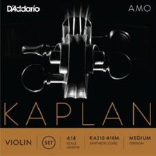D' ddario Kaplan Amo Violin String Set, 4/4 Scale, Medium Tension, K 310 4/4M