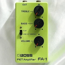 BOSS FA-1 FET Amplifier 1988 Guitar Pedal Pre AMP Made in Japan The Edge U2
