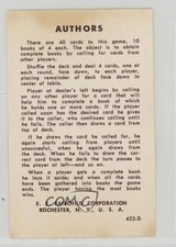 1950s EE Fairchild All Fair Authors-A Card Game Red Back Rules 0kb5