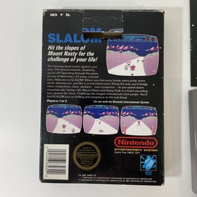Slalom 5 Screw (Nintendo NES) Complete in Box CIB