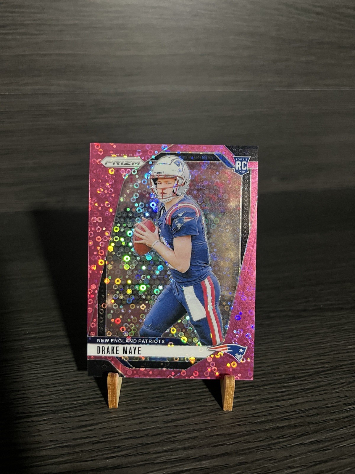 2024 PANINI PRIZM NO HUDDLE PINK #329 DRAKE MAYE ROOKIE RC 01/25 FIRST ON PRINT