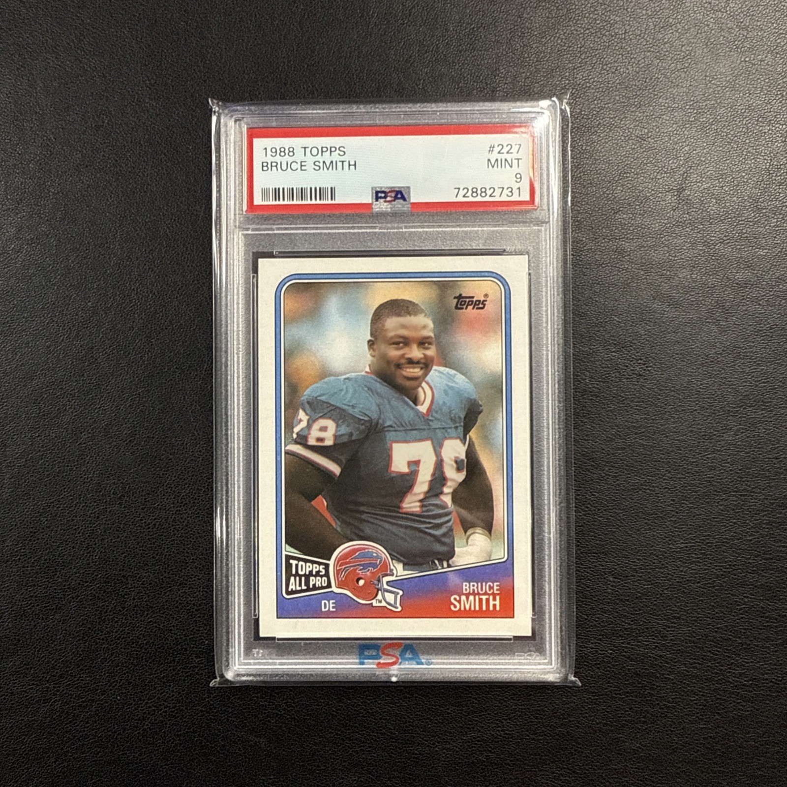 1988 Topps #227 Bruce Smith PSA 9