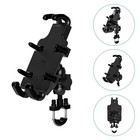 1 zestaw -Uchwyt na telefon -Uchwyt na telefon Aluminium -Kierownica Rack Obrót 360°