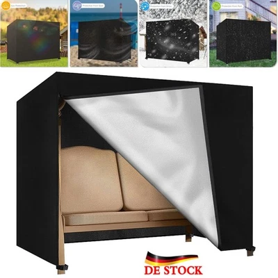 MARKENLOS Schutzhülle Abdeckhaube Abdeckung für Hollywoodschaukel Gartenschaukel 3-4 Sitze