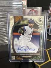 2025 Topps Museum Collection Johan Santana Auto /125 Mets 