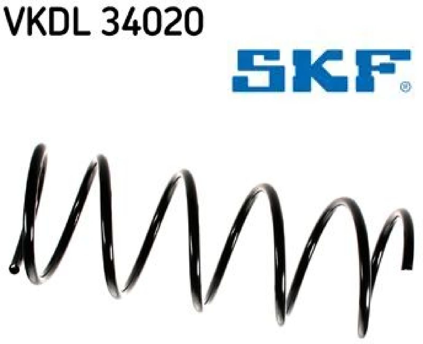 Skf Fahrwerksfeder Vorderachse Vkdl 34020 Für Ford - Bild 2