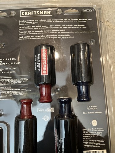 NOS Sears/Craftsman USA 5Pc Grip-N-Drive Screwdriver Set 41745 - Picture 4 of 8