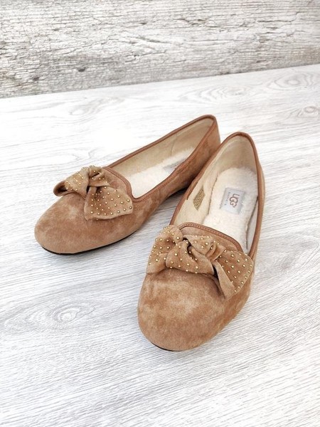 Women UGG Heels Brown Suede 40