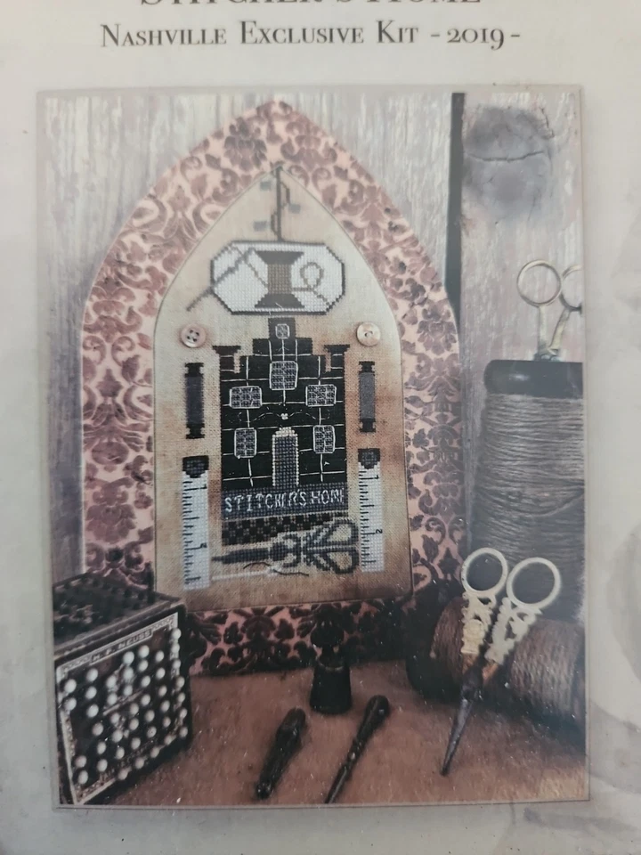 The Primitive Hare STITCHER'S HOME Nashville Exclusive Kit 2019 Cross Stitch NEW - Image 2 of 4