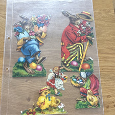 Oblate & Glanzbild Sammlung Osterhasen & Kük...